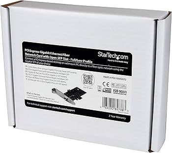 Amazon.com: StarTech.com PCI Express Gigabit Ethernet Fiber